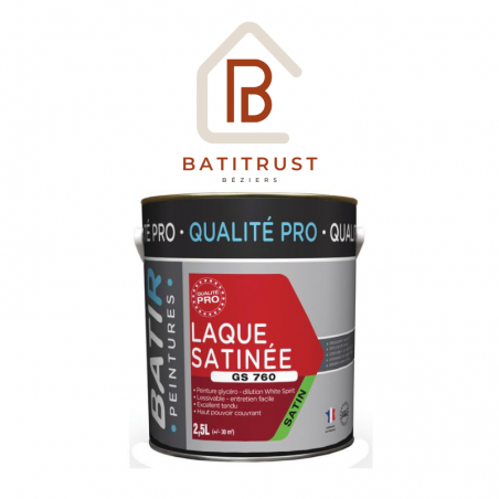 Laque satin GS760 - 2,5 L - Batir